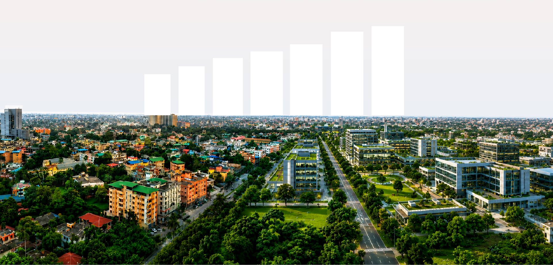 Siliguri skyline